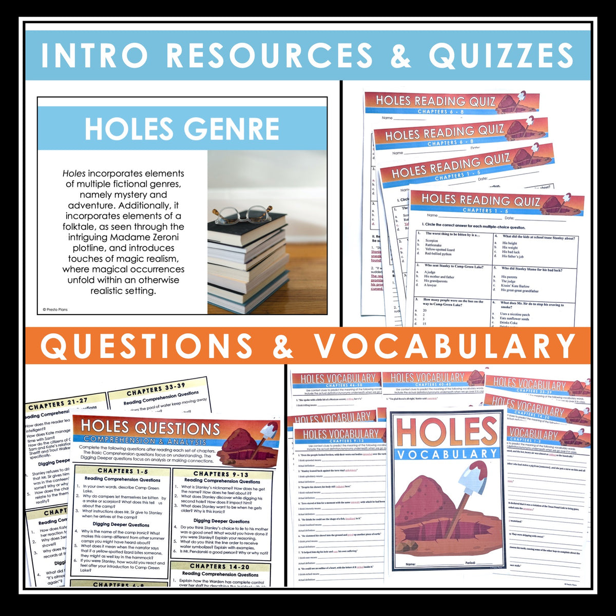 Holes Novel Study Unit by Teach Simple