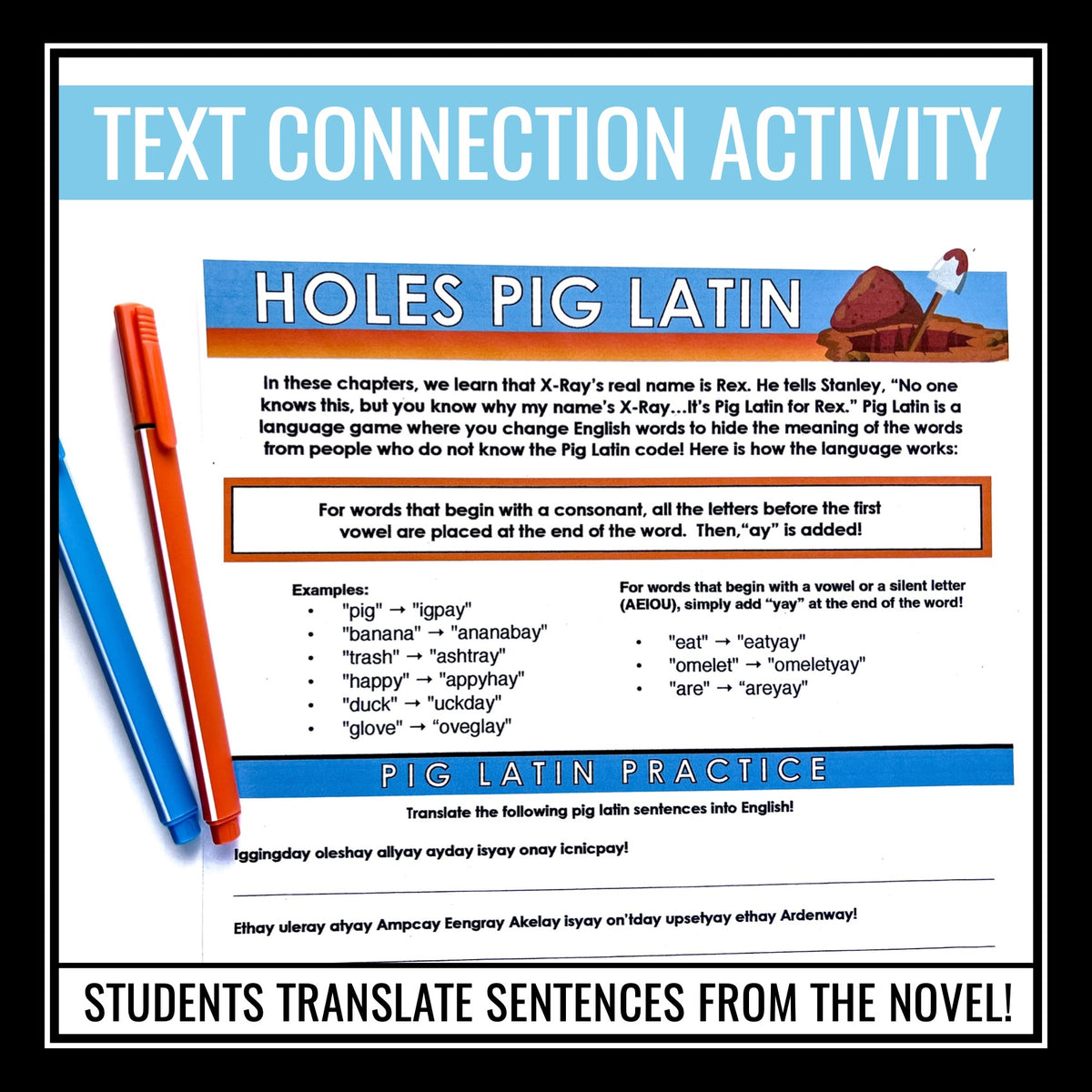 Holes Creative Assignment - Family Tree Novel Connection Activity - Lo –  Presto Plans