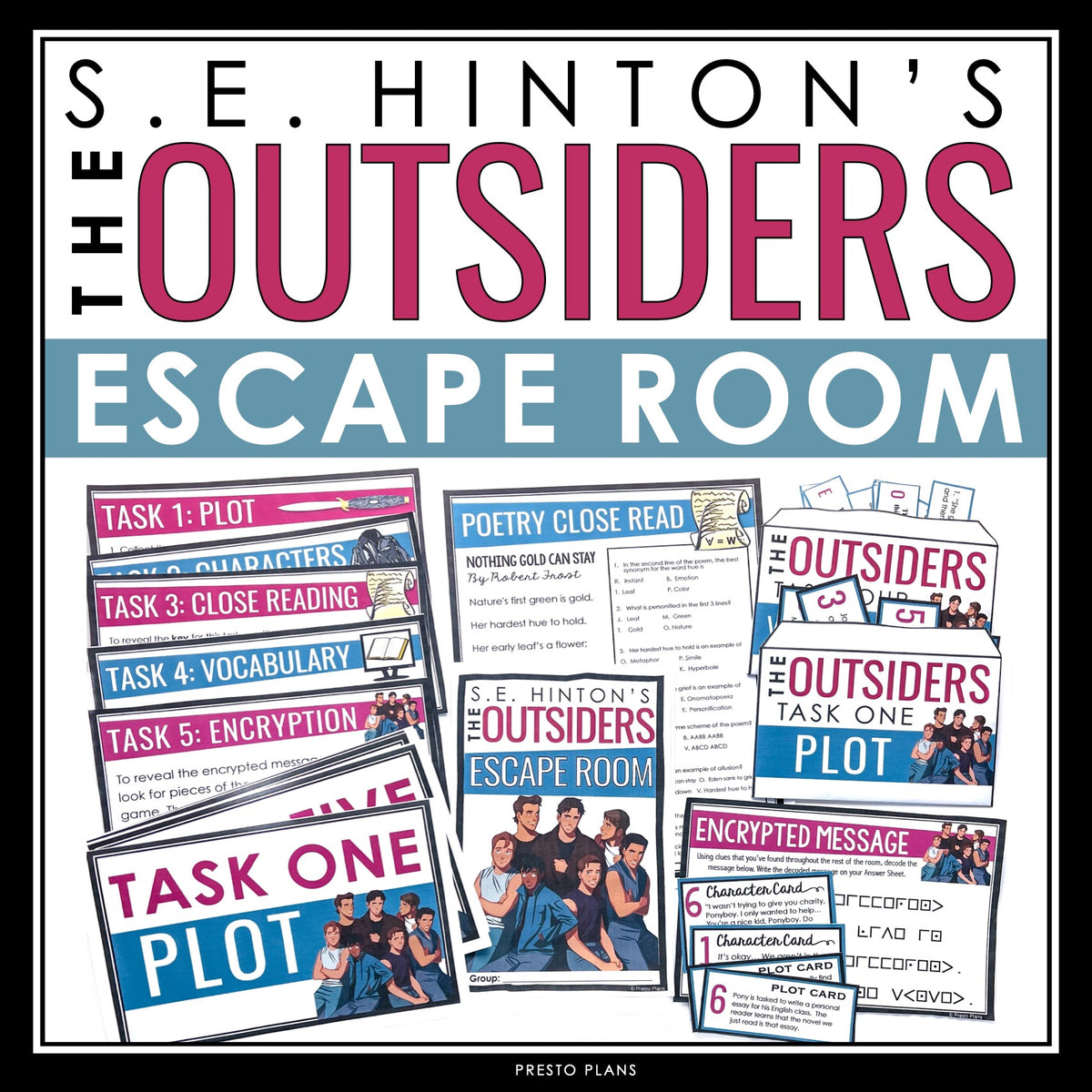 Escape Rooms for Kids Context Clues Reading Passages and 