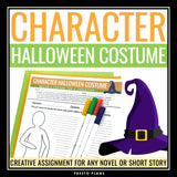 Halloween Character Analysis Assignment for Any Novel or Short Story - Costume