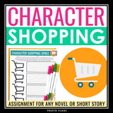 Character Analysis Assignment Any Novel or Short Story - Character Shopping