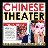 Chinese Theater Drama Introduction Presentation - Peking Opera & Mask Activity