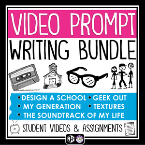 Creative Writing Assignments With Video Introductions - 5 Writing Activities