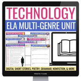 English Multi-Genre Digital Unit Technology - Short Stories, Poetry, Nonfiction