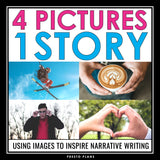 Narrative Writing Assignments with Visual Story Starters - 4 Pictures 1 Story