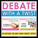 Funny Debate Topics - 40 Creative Discussion Debate Ideas for Middle or High