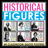 History Posters Classroom Bulletin Board Quotes Display and Writing Assignment