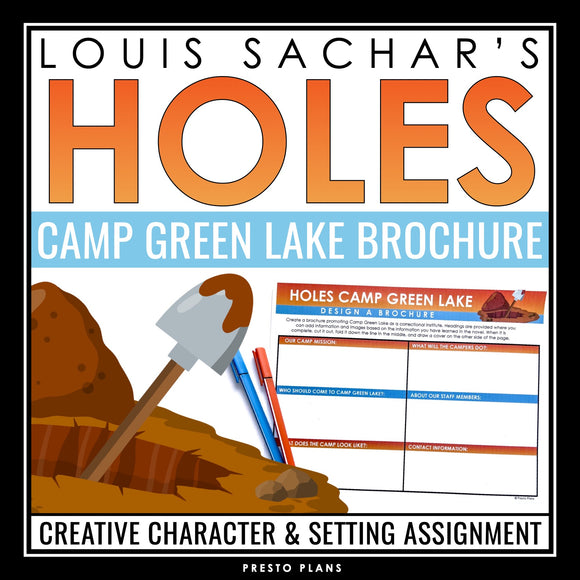 Holes Creative Assignment - Creating a Camp Green Lake Brochure