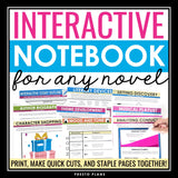 Interactive Notebook Assignments for Any Novel - Reading Foldable Activities