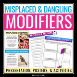 Misplaced Modifiers and Dangling Modifiers Grammar Presentation & Assignments