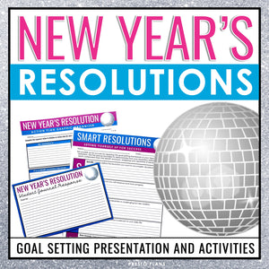 New Year's Resolutions Presentation & Assignments - New Year Goal Setting