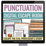 Punctuation Escape Room Bell Ringers - Comma, Semi-Colon, Apostrophe - Digital