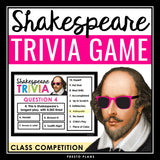 Shakespeare Game - Interactive Slideshow Introduction to Shakespeare Trivia Game