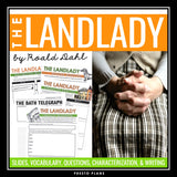 The Landlady by Roald Dahl - Short Story Unit Slides, Assignments, Activities