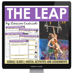 The Leap by Louise Erdrich - Digital Short Story Slides, Assignments, Activities