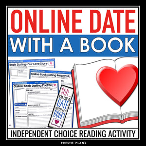 Reading Activity - Online Date With a Book Novel Choice Reading