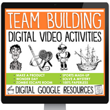 Team Building Activities - Back to School Videos & Assignments Digital Bundle