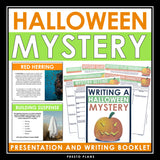 Halloween Writing Assignment - Writing a Mystery Halloween Narrative Activity