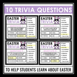 Easter Trivia Game - Easter Classroom Competition Interactive Holiday Game