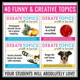 Funny Debate Topics - 40 Creative Discussion Debate Ideas for Middle or High