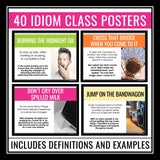 Idiom of the Week Posters - Classroom Bulletin Board Decor Idioms - Vol 2