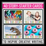 Narrative Writing Prompts - Pictures & Photos Cards for Creative Writing - Vol 1