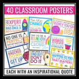 Quote of the Week Posters and Activity - Bulletin Board Display or Bell Ringer