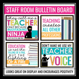 Teacher Quote Posters and Bookmarks - Staff Room Bulletin Board Decor and Gift