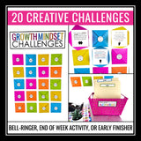 Growth Mindset Activities - Classroom Challenge Activity and Bulletin Board