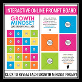 Growth Mindset Activities - Digital Classroom Challenge Activities & Assignments