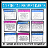 Discussion Activity - What Would You Do? Speaking Activity Prompt Cards