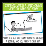 Escape Room Zombie Teacher Breakout Game Team Building Activity - Digital Print