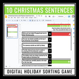 Christmas Grammar Activity - Active and Passive Voice Interactive Digital Game