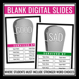 Word Choice Activity - Dead Word of The Week Vocabulary Digital Assignments