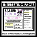 Easter Trivia Game - Easter Classroom Competition Interactive Holiday Game