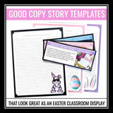 Easter Writing Prompts Activities and Student Gift Holiday Bookmarks