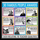 End of the Year Teacher Awards Bundle - 140 School Staff Award Certificates