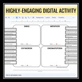 Figurative Language Digital Escape Room Bell Ringers Game - Haunted House