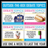 Funny Debate Topics - 40 Creative Discussion Debate Ideas for Middle or High