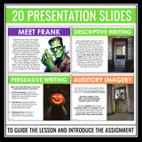 Halloween Descriptive Writing Activity Sell a Haunted House Real Estate Listing