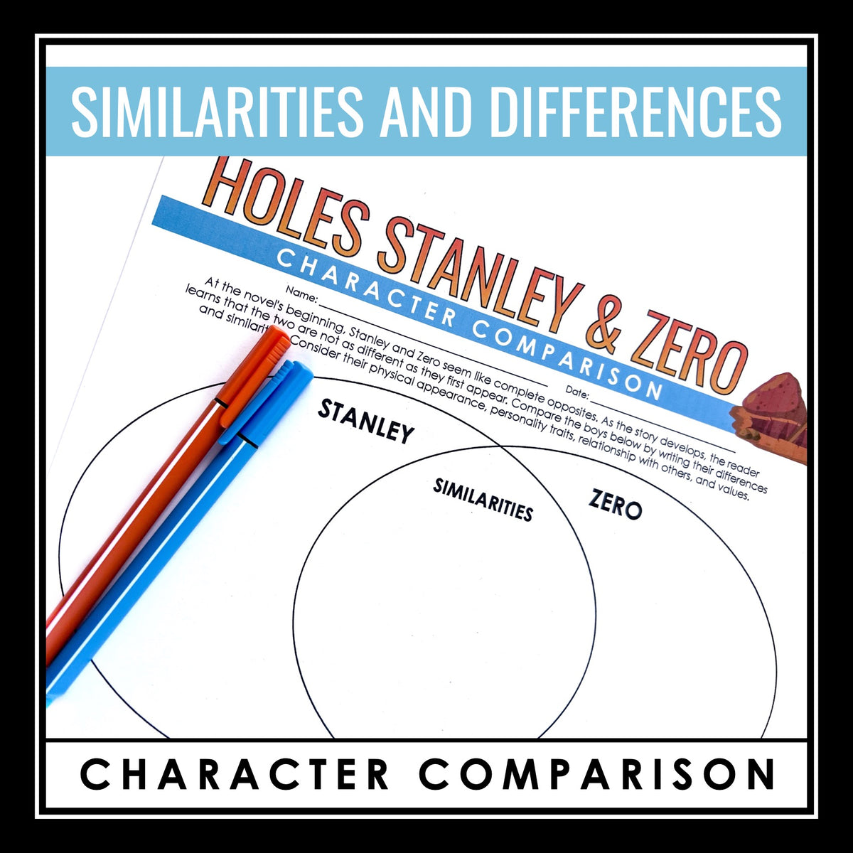 Holes Character Analysis Assignment - Comparing Stanley and Zero - Lou ...