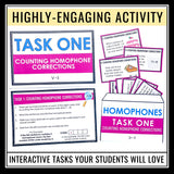 Homophones Escape Room Activity - Breakout Stations Grammar Review Game