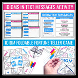 Idioms Activities, Assignments, Posters, Task Cards, and Awards Bundle - ELL ESL