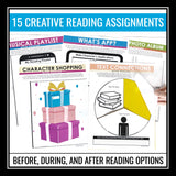 Interactive Notebook Assignments for Any Novel - Reading Foldable Activities