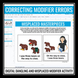 Misplaced Modifiers and Dangling Modifiers Grammar Digital Slides & Assignments