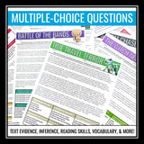 Reading Comprehension Passages and Questions Program - Middle School Test Prep