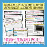 Setting Assignment - Write a Review - Novel or Short Story Book Report Project