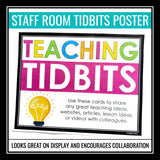 Teacher Bulletin Board Staff Room or Teachers' Lounge Display - Teaching Tips