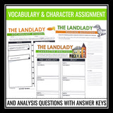 The Landlady by Roald Dahl - Short Story Unit Slides, Assignments, Activities