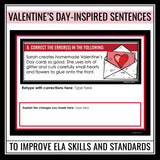 Valentine's Day Digital Tasks Grammar Parts of Speech Vocab Figurative Language